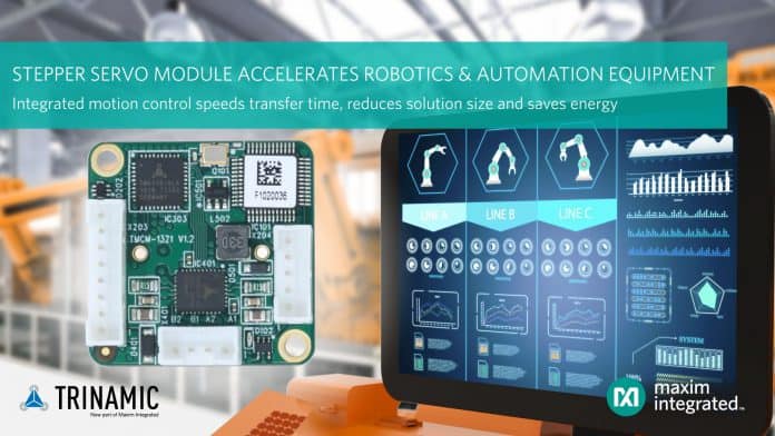 Il modulo servo controllore/driver accelera le applicazioni di robotica e automazione