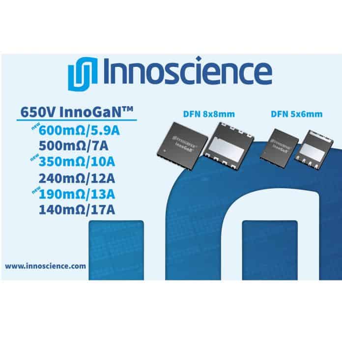 Gamma completa di dispositivi HEMT al GaN da 650 V