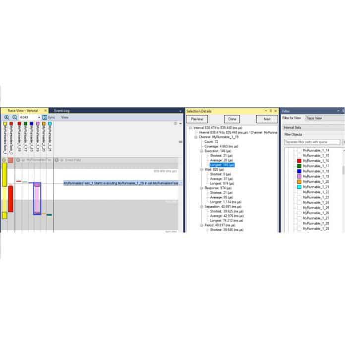 Tracealyzer ha aggiunto la profilazione per applicazioni automotive