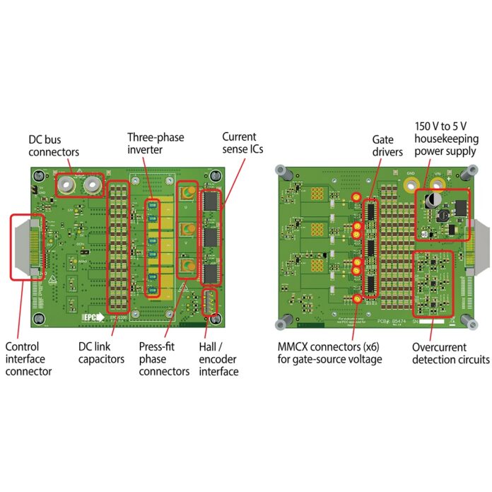 EPC91200 - Progetto di riferimento di inverter per controllo motore basato su GaN